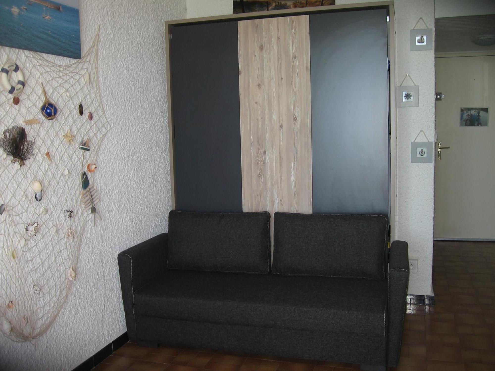 Studio Vue Sur La Mer Au 6Eme Et Dernier Etage 카네트 외부 사진