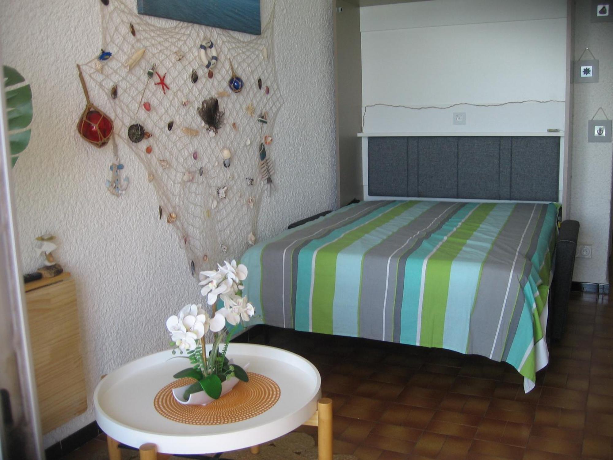 Studio Vue Sur La Mer Au 6Eme Et Dernier Etage 카네트 외부 사진